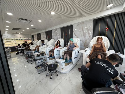 Full pedicure chair with beautiful nails art for design. - Come in and try our newest pedicure chair with full arm massage and drink complimentary, and try our some of our nail art, you won’t be disappointed. Simple
Just call to schedule with us, we will
Take care the rest for you. Full pedicure chair with beautiful nails art for design. - Come in and try our newest pedicure chair with full arm massage and drink complimentary, and try our some of our nail art, you won’t be disappointed. Simple
Just call to schedule with us, we will
Take care the rest for you.