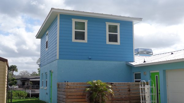 2 Story Addition - This addition was to be for a business owner that wanted to have admin people on the first floor and a recording studio for videos on the second floor.
