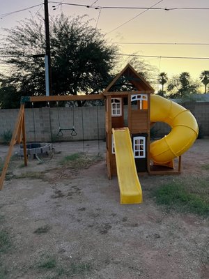 Castle Kids Playground
Swing and Tube Slide Assembly - Great Family Client Wanted A Playground Set Built For The Kiddos. This Is One Of Many Services We Provide. Catch Our Low Prices Before The Heat Hits The Valley. Castle Kids Playground
Swing and Tube Slide Assembly - Great Family Client Wanted A Playground Set Built For The Kiddos. This Is One Of Many Services We Provide. Catch Our Low Prices Before The Heat Hits The Valley.