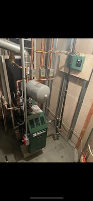Single and multi zone hot water boiler installations. - A few hot water boiler installations.