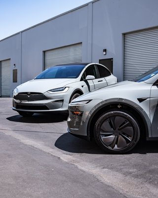 Tesla Model Y & X COLOR PPF - Tesla Model S & Model X finished in STEK DYNOgray Full Body Color PPF and topped with a premium ceramic coating.
A complete transformation with a stealth gray finish, self-healing protection, and long-term defense against chips, scratches, and environmental damage.
Protection without compromise.
• Full Body STEK DYNOgray PPF
• Ceramic Coating
• Self-Healing Technology
• Satin Stealth Finish
Wrapped OC Tesla Model Y & X COLOR PPF - Tesla Model S & Model X finished in STEK DYNOgray Full Body Color PPF and topped with a premium ceramic coating.
A complete transformation with a stealth gray finish, self-healing protection, and long-term defense against chips, scratches, and environmental damage.
Protection without compromise.
• Full Body STEK DYNOgray PPF
• Ceramic Coating
• Self-Healing Technology
• Satin Stealth Finish
Wrapped OC