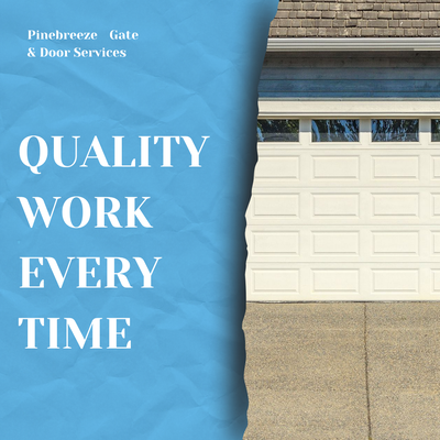 Pinebreeze Gate & Door Services | Garage Door Services - **May 2022 Garage Door Services Project in Gainesville, FL**

Pinebreeze Gate & Door Services completed a comprehensive garage door services project for a residential client in the Haile Plantation neighborhood. Our team provided complete garage door system evaluation, repair, and maintenance services to restore optimal functionality and safety.

**Project Overview:**
- Full garage door inspection and diagnostic assessment
- Garage door opener motor repair and recalibration
- Spring tension adjustment and safety cable replacement
- Track alignment and roller replacement
- Weather seal installation and door balance optimization
- Comprehensive safety feature testing and validation

**Results:**
The garage door system now operates smoothly and safely, with improved reliability and enhanced security features. The client expressed complete satisfaction with our professional garage door services and the restored performance of their garage door system.

**Duration:** 1 day
**Location:** Gainesville, FL