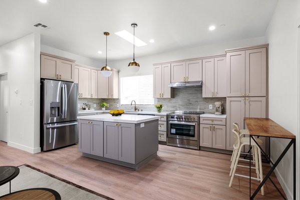 Pondosa Ave, San Gabriel - We recently completed a custom 900 sq. ft. ADU in San Gabriel for a young family seeking to maximize the potential of their property with a smart, functional living space. Designed from the ground up, this unit features three bedrooms, 2 full bathrooms, a bright and open-concept kitchen and living room, and a dedicated laundry area, all thoughtfully laid out to maximize the compact footprint.
Every inch of the space was carefully considered for modern family living. Large windows and vaulted ceilings were incorporated to enhance volume and natural light, while finishes were selected for both durability and style. The kitchen features clean lines and ample storage, creating a practical hub for day-to-day life. Throughout the ADU, we focused on high-function design that feels spacious, comfortable, and move-in ready.
This project reflects our commitment to delivering high-quality builds that meet the needs of growing families while adding long-term value to the property. We’re proud to have partnered with our clients to bring their vision to life. Pondosa Ave, San Gabriel - We recently completed a custom 900 sq. ft. ADU in San Gabriel for a young family seeking to maximize the potential of their property with a smart, functional living space. Designed from the ground up, this unit features three bedrooms, 2 full bathrooms, a bright and open-concept kitchen and living room, and a dedicated laundry area, all thoughtfully laid out to maximize the compact footprint.
Every inch of the space was carefully considered for modern family living. Large windows and vaulted ceilings were incorporated to enhance volume and natural light, while finishes were selected for both durability and style. The kitchen features clean lines and ample storage, creating a practical hub for day-to-day life. Throughout the ADU, we focused on high-function design that feels spacious, comfortable, and move-in ready.
This project reflects our commitment to delivering high-quality builds that meet the needs of growing families while adding long-term value to the property. We’re proud to have partnered with our clients to bring their vision to life.