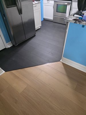 Flooring - Installation of two type of LVP Flooring - Installation of two type of LVP