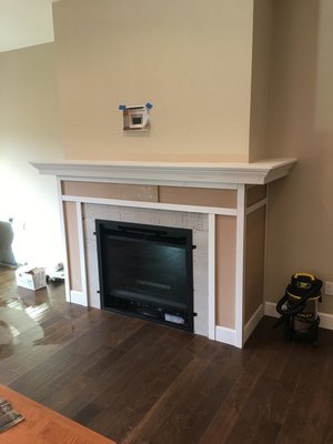 Fire place mantels and fire place hearths - We can spruce up your fireplace. Give cks builders a call.