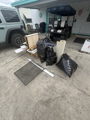 Garage Clean Out! - Quick residential cleanout completed! Removed bagged trash, debris, and household clutter, leaving the property clean and clutter-free. Reliable junk removal serving The Villages & surrounding areas. Fast, professional, and hassle-free service!