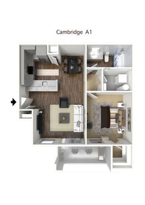 Floor Plans - Browse our one and two-bedroom options, and see which fits your lifestyle best.