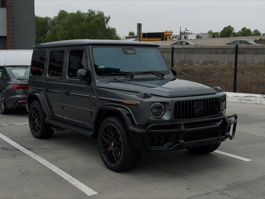 Mercedes Benz G63 AMG PPF and Tint - A loyal customer brought us their 2026 Mercedes Benz G63 to do a full body PPF in 3M 200 Pro Series PPF. We also tinted the windows in 3M Ceramic IR 35% all around with 50% on the windshield. The final result was excellent.