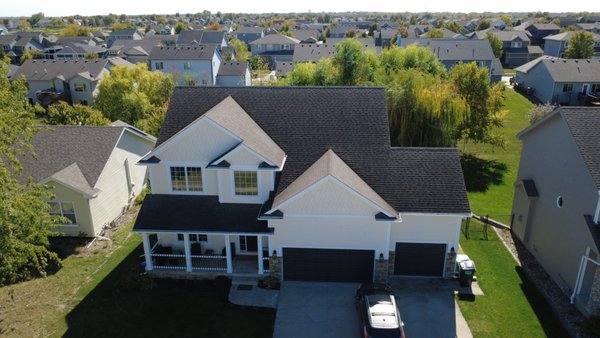 Exterior Painting 2025 - This was an exterior refresh. Our client was looking to brighten up their house from their previous darker tan color.