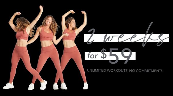 TRIAL - Offering single-class visits and unlimited workouts for 2 weeks with no commitment! Perfect for those new to Jazzercise. TRIAL - Offering single-class visits and unlimited workouts for 2 weeks with no commitment! Perfect for those new to Jazzercise.