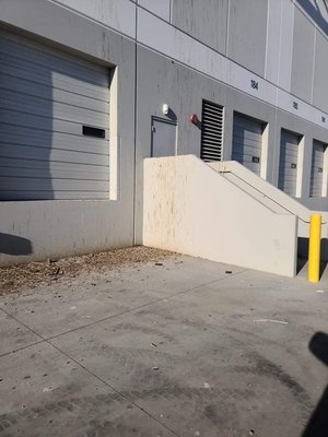 COMMERCIAL BIRD CONTROL ! - Shortly after the completion of this gorgeous warehouse crows decided to make it their home. There was liter hundreds and more like thousands of crows using this building as a roosting site. The entire building was covered in droppings. We used a heated pressure washer and dropping dissolver to clean and completely remove all droppings from on and around the building. We then installed over 3,000 feet of bird spikes, 54 bird spiders, and over one mile of bird wire on this building. When we were finished the building looked brand new again!