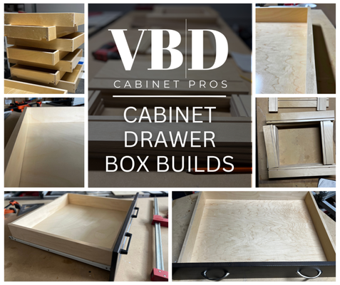 Cabinet Repair - Our client had a broken builder-grade drawer box. We constructed and installed a brand-new, premium-quality drawer box using durable, prefinished plywood for lasting performance. The original drawer front and hardware were reattached, resulting in a seamless and sturdy upgrade.