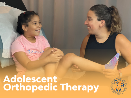 Adolescent Orthopedic Therapy - Specialized care for adolescents aged 10-18 targeting musculoskeletal issues, injuries, and movement disorders encountered during their rapid growth stages that present unique orthopedic challenges.