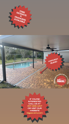 Big Pavers: HARVEST BLEND ON POOL DECK - Contact us for a FREE estimate!
407-928-1217
Easy financing available now! 
Contact us for more info:
bigpavers@gmail.com
Visit our website for more!
www.bigpavers.com
Designing pavers the way you like!
#shorts #job #pavers #pooldeck #paver #paverseal