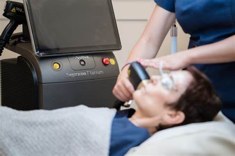 Laser Hair removal - The Soprano Titanium Advantage: Why Choose Us?
Soprano Titanium isn’t just another laser hair removal system. It’s a revolutionary approach that combines three powerful wavelengths to target hair at different depths, ensuring comprehensive and effective results. Here’s what sets us apart:
Virtually Painless: Our advanced cooling system makes treatments comfortable and virtually painless.
Long-Lasting Results: Enjoy smooth, hair-free skin for months, even years, with minimal maintenance.
Safe for All Skin Types: Our tri-wavelength technology is effective on all skin tones, including darker skin.
Fast and Efficient: Quick treatment sessions fit easily into your busy schedule.
Expert Technicians: Our certified technicians are highly trained and experienced in using the Soprano Titanium system, ensuring your safety and satisfaction.
Personalized Care: We tailor each treatment plan to your individual needs and goals. Laser Hair removal - The Soprano Titanium Advantage: Why Choose Us?
Soprano Titanium isn’t just another laser hair removal system. It’s a revolutionary approach that combines three powerful wavelengths to target hair at different depths, ensuring comprehensive and effective results. Here’s what sets us apart:
Virtually Painless: Our advanced cooling system makes treatments comfortable and virtually painless.
Long-Lasting Results: Enjoy smooth, hair-free skin for months, even years, with minimal maintenance.
Safe for All Skin Types: Our tri-wavelength technology is effective on all skin tones, including darker skin.
Fast and Efficient: Quick treatment sessions fit easily into your busy schedule.
Expert Technicians: Our certified technicians are highly trained and experienced in using the Soprano Titanium system, ensuring your safety and satisfaction.
Personalized Care: We tailor each treatment plan to your individual needs and goals.