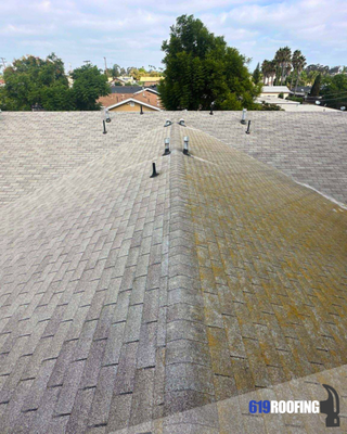 Shingle Re-Roof - From our initial roof inspection of this roof in poor condition, to full roof tear-off, fresh GAF Roofing TigerPaw Underlayment install, and brand-new roof shingles. This home received a total roof glow up! Shingle Re-Roof - From our initial roof inspection of this roof in poor condition, to full roof tear-off, fresh GAF Roofing TigerPaw Underlayment install, and brand-new roof shingles. This home received a total roof glow up!