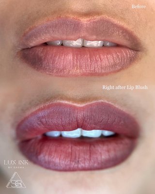 Lip Blush - Custom color and batural improved shape. Lip Blush - Custom color and batural improved shape.