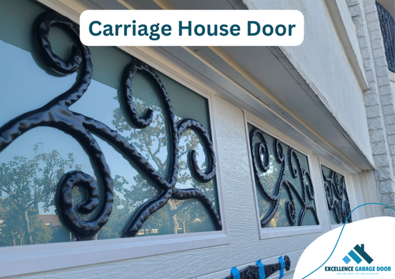 New Carriage House Garage Door Installation - New Carriage House Garage Door Installation with "The Orleans" Windows