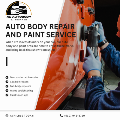 A1 Auto Body | Repair | Paint | & More - A1 Auto Body, give us a call! We're available today!