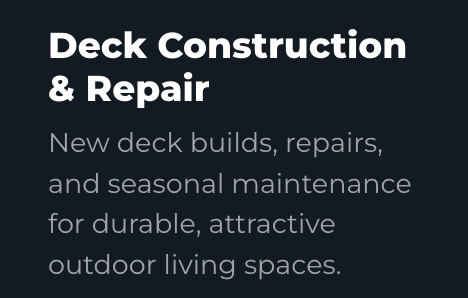 Deck Remodeling - Call us today for more details!