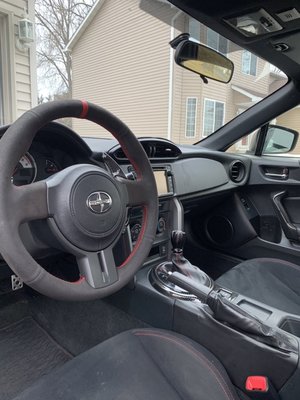 Interior detail on Scion FRS 🧼 - Full interior detail on a Scion FRS 🧼
Vacuum & wipe down of ALL surfaces 🧹
UV Protection applied ☀️
Streak free glass 🔎 Interior detail on Scion FRS 🧼 - Full interior detail on a Scion FRS 🧼
Vacuum & wipe down of ALL surfaces 🧹
UV Protection applied ☀️
Streak free glass 🔎