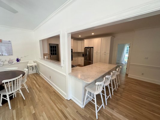 Kitchen Remodel - Kitchen was in desperate need of a remodel. We completely redid the layout and added a more modern style. Kitchen Remodel - Kitchen was in desperate need of a remodel. We completely redid the layout and added a more modern style.