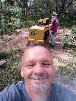 property clearing for new home - This project is the result of small business helping each other up. and great customers!  James tree service along with Tyler stump solution, cone environmental and Alpha concrete.  The customer is very satisfied with our hard work and determination to get the job done and is satisfied with the results.