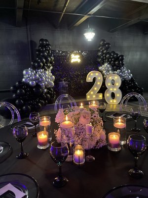 28th Birthday Bash - Elegant birthday celebration