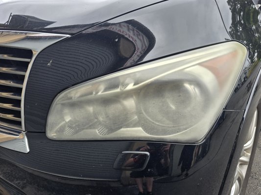 Head Light Restoration - The days are getting shorter meaning more time using your headlights. Don't drive around with foggy lights, call us today and let us restore them. You will be amazed with how much brighter they are once we are finished.