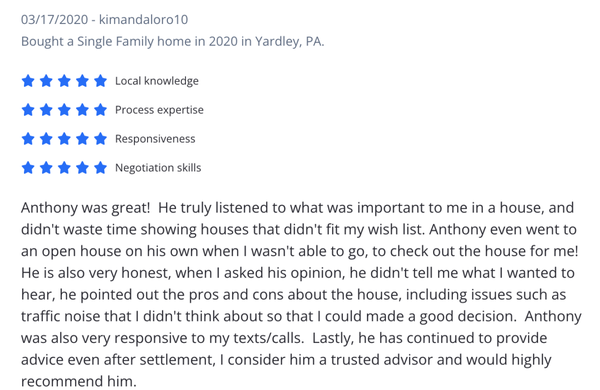 Zillow Reviews - While I LOVE Yelp, sometimes clients leave reviews on other platforms. Here are a few reviews from my clients. I want you to feel confident you're making the right choice in hiring me to be your realtor! Zillow Reviews - While I LOVE Yelp, sometimes clients leave reviews on other platforms. Here are a few reviews from my clients. I want you to feel confident you're making the right choice in hiring me to be your realtor!