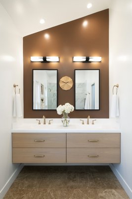 Richmond Bathroom - This was a bathroom remodel and reconfiguration of the bathroom in Richmond.