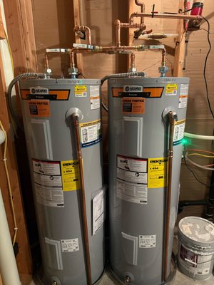 Water Heater Replacement - Need a new water heater? Replacing a failing water heater leaking in a garage or utility room is something Element Plumbing, Heating & Air can do quickly. Water Heater Replacement - Need a new water heater? Replacing a failing water heater leaking in a garage or utility room is something Element Plumbing, Heating & Air can do quickly.