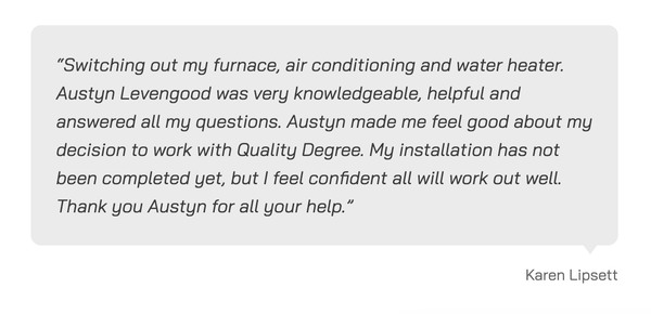 More client reviews - Whether you need repairs right away or simply want to avoid costly problems down the road, Quality Degree is ready to take care of your needs. Call us today More client reviews - Whether you need repairs right away or simply want to avoid costly problems down the road, Quality Degree is ready to take care of your needs. Call us today