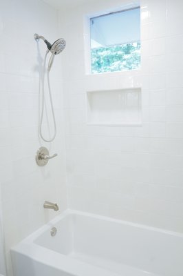 Ballard Bathroom Remodel - This remodel consisted of us completely ripping out everything and starting from square one. The owner decided to keep the overall aesthetic very simplistic and chose neutral, high-quality selections to give it a refreshing and luxurious feel. Ballard Bathroom Remodel - This remodel consisted of us completely ripping out everything and starting from square one. The owner decided to keep the overall aesthetic very simplistic and chose neutral, high-quality selections to give it a refreshing and luxurious feel.