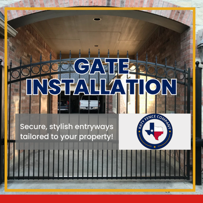 Katy Fence Co.: Premier Gate Installation Services - Securing access to your property while adding style and convenience—that’s the promise of a gate installed by Katy Fence Co. As the Katy area’s preferred fencing and entryway specialists, we bring years of trusted experience to residential and commercial gate installation projects. Whether you’re envisioning an elegant wooden driveway gate, a robust wrought iron entrance, or a modern sliding security gate, our team delivers custom solutions tailored to your aesthetic and security needs.
Custom Gates for Every Property
No matter the size or style of your property, we design and install gates that blend seamlessly with your fencing and environment. Our team starts with an in-depth consultation, listening to what matters most: security, privacy, curb appeal, ease of use, or all of the above. We guide you through a variety of gate options, including:
Swing Gates: Traditional, beautiful, and ideal for most entryways. Operate manually or can be automated for convenience.
Sliding Gates: Perfect for narrow or sloped driveways. Smooth operation and superior security.
Double Drive Gates: Make a statement at larger entrances—practical for vehicles and deliveries.
Pedestrian Gates: Easy access for people, without affecting vehicle security.
Custom-Welded Iron Gates: Durable, secure, and offer timeless elegance, with endless design options.
We match your gate’s design, material, and finish to your existing fencing—whether it’s wood, iron, aluminum, or composite—ensuring a cohesive and attractive appearance.
Automation & Access Control
For maximum convenience, many property owners now choose automated gate solutions—from keypad entry systems and remote controls to app-enabled smart gates. Our technicians are skilled in installing and servicing automation kits from the most trusted brands. We provide full training and troubleshooting, so you’re never left locked out or inconvenienced.
Add layers of security with video doorbells, intercoms, or camera integration—features that not only make access simple for you but deter unwanted visitors.
Built for Durability and Safety
Katy Fence Co. understands that gates are critical security assets, so every project is engineered for strength. We use top-grade hardware, heavy-duty hinges, secure lock systems, and weather-resistant coatings. Safety is always a priority—we ensure all automated gates include emergency overrides and meet safety requirements.
Expert Repairs & Maintenance
Gates see a lot of wear and tear, and we’re here whenever you need help. From realigning tracks and oiling hinges to repairing electric motors or replacing lost remotes, count on Katy Fence Co. for responsive, reliable service.
Why Choose Us for Your Gate Project?
Local Knowledge: Gates built to withstand Texas weather and soil.
Design Flexibility: Your imagination is our blueprint—custom scrollwork, logos, and more are available.
Expert Installation: From foundation to final test, we ensure perfect function.
Customer Service: We’re just a call away for emergencies or questions.
Top Reviews: See what your neighbors say on Yelp .
Get Your Gate Installed by the Experts
Invest in security, style, and convenience. Contact Katy Fence Co. today at katyfenceco.com for a no-obligation quote and see how our gate installation services can transform your property! Katy Fence Co.: Premier Gate Installation Services - Securing access to your property while adding style and convenience—that’s the promise of a gate installed by Katy Fence Co. As the Katy area’s preferred fencing and entryway specialists, we bring years of trusted experience to residential and commercial gate installation projects. Whether you’re envisioning an elegant wooden driveway gate, a robust wrought iron entrance, or a modern sliding security gate, our team delivers custom solutions tailored to your aesthetic and security needs.
Custom Gates for Every Property
No matter the size or style of your property, we design and install gates that blend seamlessly with your fencing and environment. Our team starts with an in-depth consultation, listening to what matters most: security, privacy, curb appeal, ease of use, or all of the above. We guide you through a variety of gate options, including:
Swing Gates: Traditional, beautiful, and ideal for most entryways. Operate manually or can be automated for convenience.
Sliding Gates: Perfect for narrow or sloped driveways. Smooth operation and superior security.
Double Drive Gates: Make a statement at larger entrances—practical for vehicles and deliveries.
Pedestrian Gates: Easy access for people, without affecting vehicle security.
Custom-Welded Iron Gates: Durable, secure, and offer timeless elegance, with endless design options.
We match your gate’s design, material, and finish to your existing fencing—whether it’s wood, iron, aluminum, or composite—ensuring a cohesive and attractive appearance.
Automation & Access Control
For maximum convenience, many property owners now choose automated gate solutions—from keypad entry systems and remote controls to app-enabled smart gates. Our technicians are skilled in installing and servicing automation kits from the most trusted brands. We provide full training and troubleshooting, so you’re never left locked out or inconvenienced.
Add layers of security with video doorbells, intercoms, or camera integration—features that not only make access simple for you but deter unwanted visitors.
Built for Durability and Safety
Katy Fence Co. understands that gates are critical security assets, so every project is engineered for strength. We use top-grade hardware, heavy-duty hinges, secure lock systems, and weather-resistant coatings. Safety is always a priority—we ensure all automated gates include emergency overrides and meet safety requirements.
Expert Repairs & Maintenance
Gates see a lot of wear and tear, and we’re here whenever you need help. From realigning tracks and oiling hinges to repairing electric motors or replacing lost remotes, count on Katy Fence Co. for responsive, reliable service.
Why Choose Us for Your Gate Project?
Local Knowledge: Gates built to withstand Texas weather and soil.
Design Flexibility: Your imagination is our blueprint—custom scrollwork, logos, and more are available.
Expert Installation: From foundation to final test, we ensure perfect function.
Customer Service: We’re just a call away for emergencies or questions.
Top Reviews: See what your neighbors say on Yelp .
Get Your Gate Installed by the Experts
Invest in security, style, and convenience. Contact Katy Fence Co. today at katyfenceco.com for a no-obligation quote and see how our gate installation services can transform your property!