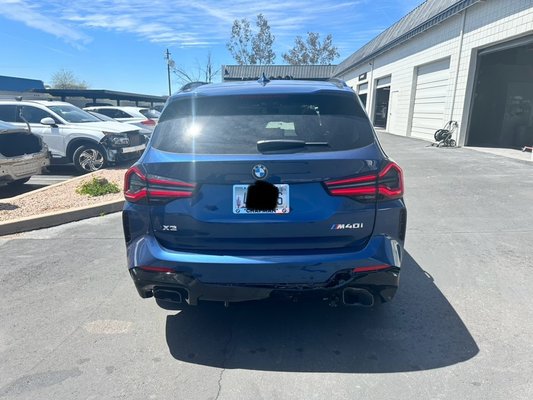 BMW x3 M - This BMW X3 was rear ended, we made it beautiful again! BMW x3 M - This BMW X3 was rear ended, we made it beautiful again!