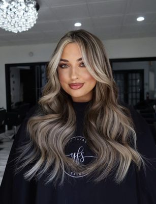 Hair Extensions - Hand Tied Extensions & Custom Color Services by Your Favorite Salon Call or text for an Appointment!