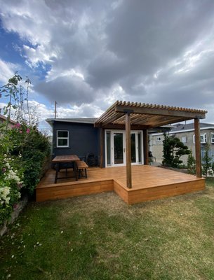 Pergolas - A carefully crafted pergola not only elevates the aesthetic of your outdoor space but also creates a functional area for relaxation and entertainment.