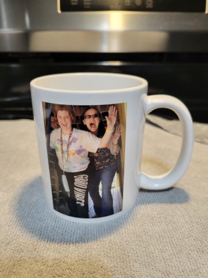 Special order mugs - These mugs were for a special needs student as it is her last year with her teachers. The mug with the picture was personalized with a nice note from the student to the teacher. This can be done taking a photo of the note and texting or uploading it to my website. The reindeer ornament was designed using AI. It is acrylic and lights up in multiple colors. These ornaments are $16
11-oz mugs are $15~that be a pre-design or uploading your personal design. Special order mugs - These mugs were for a special needs student as it is her last year with her teachers. The mug with the picture was personalized with a nice note from the student to the teacher. This can be done taking a photo of the note and texting or uploading it to my website. The reindeer ornament was designed using AI. It is acrylic and lights up in multiple colors. These ornaments are $16
11-oz mugs are $15~that be a pre-design or uploading your personal design.