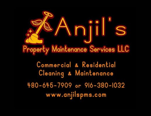 House cleaning special - Whether you're in need of cleaning services, or maintenance services Anjil's Property Maintenance Service's will work with you to make the process as easy and hassle-free as possible. See our wide range of professional services to get started. House cleaning special - Whether you're in need of cleaning services, or maintenance services Anjil's Property Maintenance Service's will work with you to make the process as easy and hassle-free as possible. See our wide range of professional services to get started.