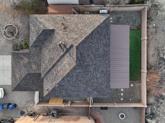 Shingle Roofs Completed - These are photo's of completed shingle roofs in Albuquerque by Altitude Roofing.