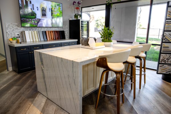 Countertop - Various countertop selections including quartz, marble, granite, quartzite, porcelain, and more.