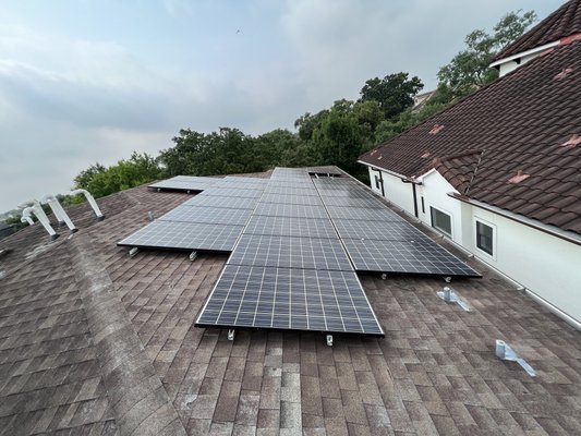 Detach & Reattachment - Homeowner was experiencing leaks due to critter damage and needed a roof replacement. We uninstalled the solar and after the roof was replaced we installed it back in working order. What can you expect:
-------------
1.) Expert Handling & Precision
Our trained professionals ensure your solar panels are safely detached and reinstalled without damage to the system or your roof.
2.) Seamless Coordination with Roofers
We work closely with roofing contractors to ensure a smooth process during roof repairs or replacements.
3.) Protect Your Investment
Proper detachment and reattachment prevent costly mistakes, ensuring your panels function optimally after reinstallation.
4.) Minimize Downtime & Energy Loss
Our efficient team completes the process quickly, so your solar energy production resumes as soon as possible.
5.) Fully Licensed & Insured
Your system is in safe hands with experienced professionals who follow industry best practices and safety protocols.
6.) Compatible with All Solar Systems
No matter the brand or setup, we have the expertise to handle any type of solar panel system.
7.) Affordable & Transparent Pricing
We offer competitive rates with clear pricing and no hidden fees for peace of mind.
8.) Customer Satisfaction Guaranteed
We prioritize quality service, ensuring your solar panels are securely reattached and fully operational. Detach & Reattachment - Homeowner was experiencing leaks due to critter damage and needed a roof replacement. We uninstalled the solar and after the roof was replaced we installed it back in working order. What can you expect:
-------------
1.) Expert Handling & Precision
Our trained professionals ensure your solar panels are safely detached and reinstalled without damage to the system or your roof.
2.) Seamless Coordination with Roofers
We work closely with roofing contractors to ensure a smooth process during roof repairs or replacements.
3.) Protect Your Investment
Proper detachment and reattachment prevent costly mistakes, ensuring your panels function optimally after reinstallation.
4.) Minimize Downtime & Energy Loss
Our efficient team completes the process quickly, so your solar energy production resumes as soon as possible.
5.) Fully Licensed & Insured
Your system is in safe hands with experienced professionals who follow industry best practices and safety protocols.
6.) Compatible with All Solar Systems
No matter the brand or setup, we have the expertise to handle any type of solar panel system.
7.) Affordable & Transparent Pricing
We offer competitive rates with clear pricing and no hidden fees for peace of mind.
8.) Customer Satisfaction Guaranteed
We prioritize quality service, ensuring your solar panels are securely reattached and fully operational.