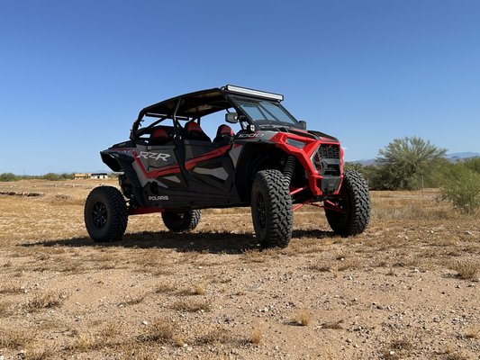 2022 Polaris rzr xp1000 4 seater - This bull includes. Suspension work, custom wiring and switch panel to control lighting. Light bar, pod lots, mirrors and mirror lights, chase light in rear, 4 point harnesses, s&b particle separator, removable whips, dome lights in the cab, tmw cage and front glass windshield, 32” tires with 15” wheels 2022 Polaris rzr xp1000 4 seater - This bull includes. Suspension work, custom wiring and switch panel to control lighting. Light bar, pod lots, mirrors and mirror lights, chase light in rear, 4 point harnesses, s&b particle separator, removable whips, dome lights in the cab, tmw cage and front glass windshield, 32” tires with 15” wheels