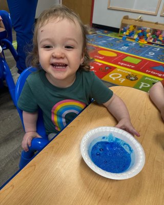 Science is fun for all ages!! - Our children explore more ways to do things, and show more independence in problem solving! Science is fun for all ages!! - Our children explore more ways to do things, and show more independence in problem solving!