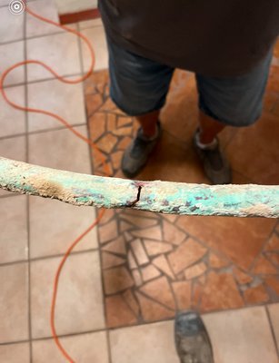WaterLine Leak - Customer Had a leak in their main water line. Quickly Detected and Replaced. WaterLine Leak - Customer Had a leak in their main water line. Quickly Detected and Replaced.