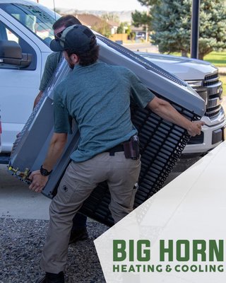 AC Installation & Replacement - AC Installation & Replacement in Cody, WY
Providing High-Quality AC Services Throughout the Big Horn Basin, Jackson, Idaho Falls & the Surrounding Areas
The relentless heat and high humidity of summer in Wyoming can leave you feeling uncomfortable in your own home or business. During these scorching times, your air conditioner becomes your loyal companion, diligently working to keep your indoor environment cool and pleasant. However, just like any other appliance, your AC needs to be installed correctly. It might also need occasional care, repairs, or even replacement to ensure it continues to perform optimally.

At Big Horn Heating and Cooling, we are at your service 24/7 when it comes to dealing with your air conditioning system. Our Cody AC installation & replacement services are designed to keep your AC running smoothly and keep you and your property comfortable.

Need AC repair and installation in Cody? Contact us at (307) 207-5525 for trusted and dependable solutions.

Our AC Installation & Replacement Services
When it comes to creating the perfect indoor haven on hot days, our AC installation and replacement services take center stage. At Big Horn Heating and Cooling, we go beyond just fixing your issue – we deliver professional craftsmanship, keen attention to detail, and a commitment to excellence that comes from taking immense pride in our work.

Our services include:

AC Installation: We have the knowledge and experience to install a wide range of air conditioning systems, from traditional central AC units to cutting-edge ductless air conditioning systems.
AC Repair: Our team is well-versed in diagnosing and repairing various AC problems. We’ll swiftly address the issues, ensuring your AC is back to delivering cool comfort.
Ductless Air Conditioning: We install, maintain, and repair ductless AC systems, offering personalized comfort and energy savings.
We also offer services for auxiliary equipment, including indoor air quality systems and thermostats. If your thermostat is malfunctioning or outdated, our technicians can provide professional repairs or suggest an upgrade to a smart thermostat for enhanced control and energy savings.

How Do I Know If I Need a New Air Conditioning System?
Your air conditioning system is essential for your comfort during the sweltering summer months. However, over time, AC units can experience wear and tear, leading to decreased efficiency and performance.

If you're wondering whether it's time to invest in a new air conditioning system, consider the following factors:

Age of the AC System: Air conditioners typically have a lifespan of around 15 years. If your AC unit is approaching or has surpassed this age range, it may be time to consider a replacement.
Frequent Repairs: If you find yourself frequently calling for AC repairs, the cumulative costs might outweigh the benefits. Investing in a new, more reliable system can spare you from constant repair expenses.
Rising Energy Bills: As air conditioners age, they become less efficient, leading to increased energy consumption and bills. Upgrading to a newer, more energy-efficient model can significantly reduce your cooling costs.
Inadequate Cooling: If your AC system struggles to keep your home cool and comfortable, even after repairs, it might be time to retire it.
Outdated Technology: Older air conditioning systems lack the advanced features and technologies found in newer models. Upgrading to a modern system can provide enhanced comfort and additional smart features.