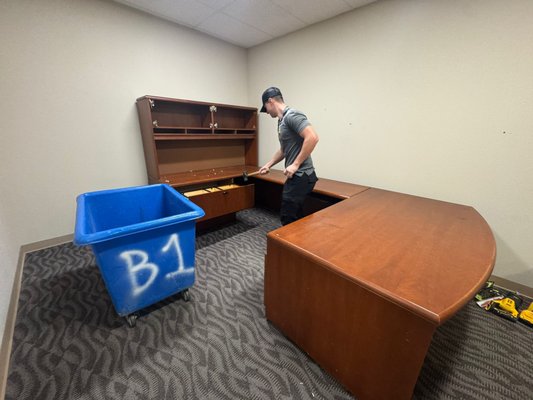 Office Cleanout Professionals - Moving offices or closing up shop? We handle full office cleanouts — desks, chairs, filing cabinets, electronics, and everything in between. Our team works fast and efficiently so you can focus on your business. Same-day and scheduled service available. Upfront pricing, no hidden fees. Call for a free quote. Office Cleanout Professionals - Moving offices or closing up shop? We handle full office cleanouts — desks, chairs, filing cabinets, electronics, and everything in between. Our team works fast and efficiently so you can focus on your business. Same-day and scheduled service available. Upfront pricing, no hidden fees. Call for a free quote.