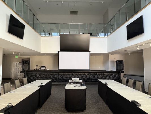 Conference Audio & Projection Solutions - Make your conference unforgettable with top-tier audio and projection solutions. Our professional-grade sound systems and high-definition projectors ensure every word is heard and every presentation shines. Whether it's a corporate event, seminar, or large-scale conference, we provide seamless AV support to enhance your audience's experience. Conference Audio & Projection Solutions - Make your conference unforgettable with top-tier audio and projection solutions. Our professional-grade sound systems and high-definition projectors ensure every word is heard and every presentation shines. Whether it's a corporate event, seminar, or large-scale conference, we provide seamless AV support to enhance your audience's experience.