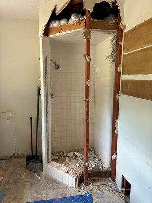 Goley bathroom reno. - we tore out the existing, out of date bathroom, and built a nice master bath. Goley bathroom reno. - we tore out the existing, out of date bathroom, and built a nice master bath.